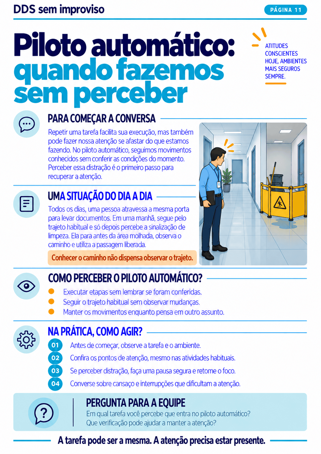 Amostra do DDS sobre piloto automático